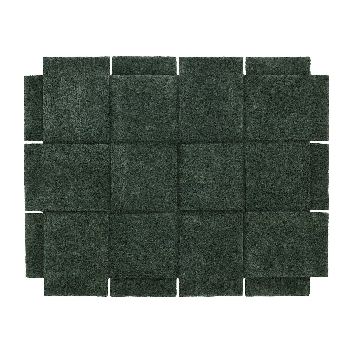 Bilde av Design House Stockholm Basket gulvteppe grønn 185x240 cm