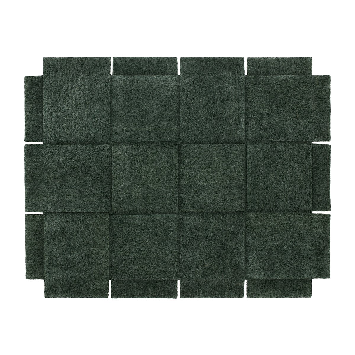 Bilde av Design House Stockholm Basket gulvteppe grønn 185x240 cm
