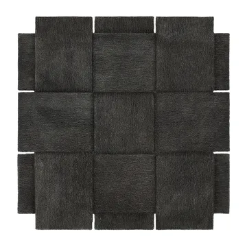 Basket gulvteppe, mørkegrå - 180x180 cm - Design House Stockholm