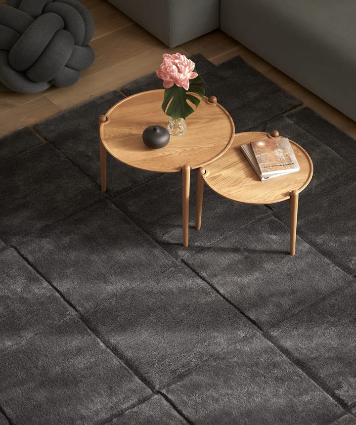 Basket gulvteppe, mørkegrå, 245x245 cm Design House Stockholm