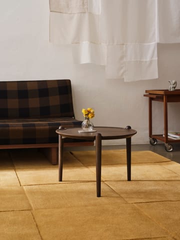 Basket teppe yellow ochre - 180x180 cm - Design House Stockholm