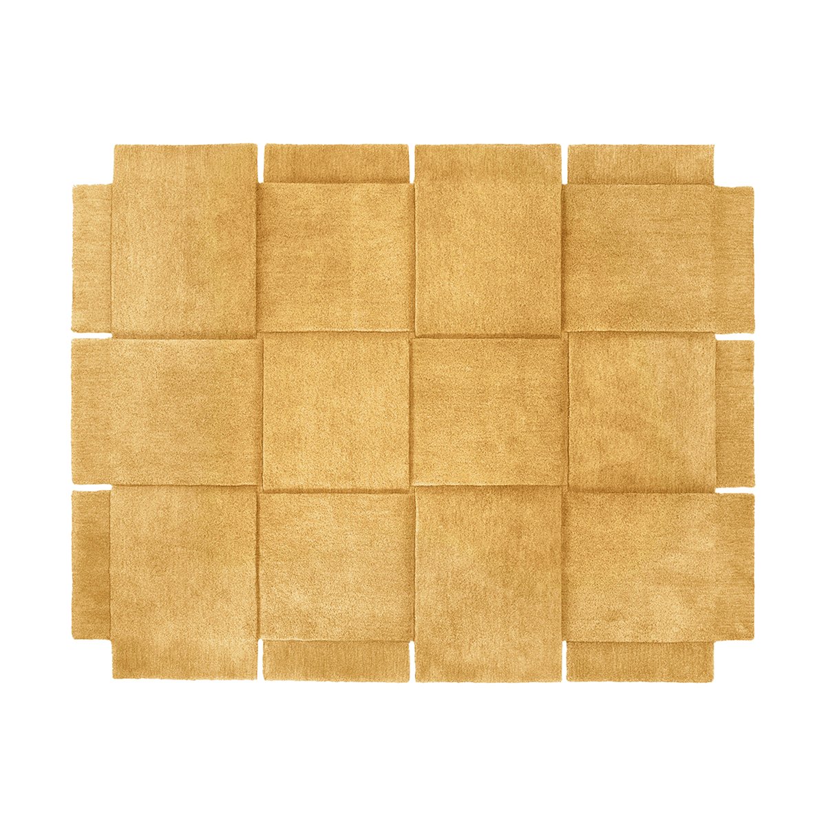 Bilde av Design House Stockholm Basket teppe yellow ochre 185x240 cm