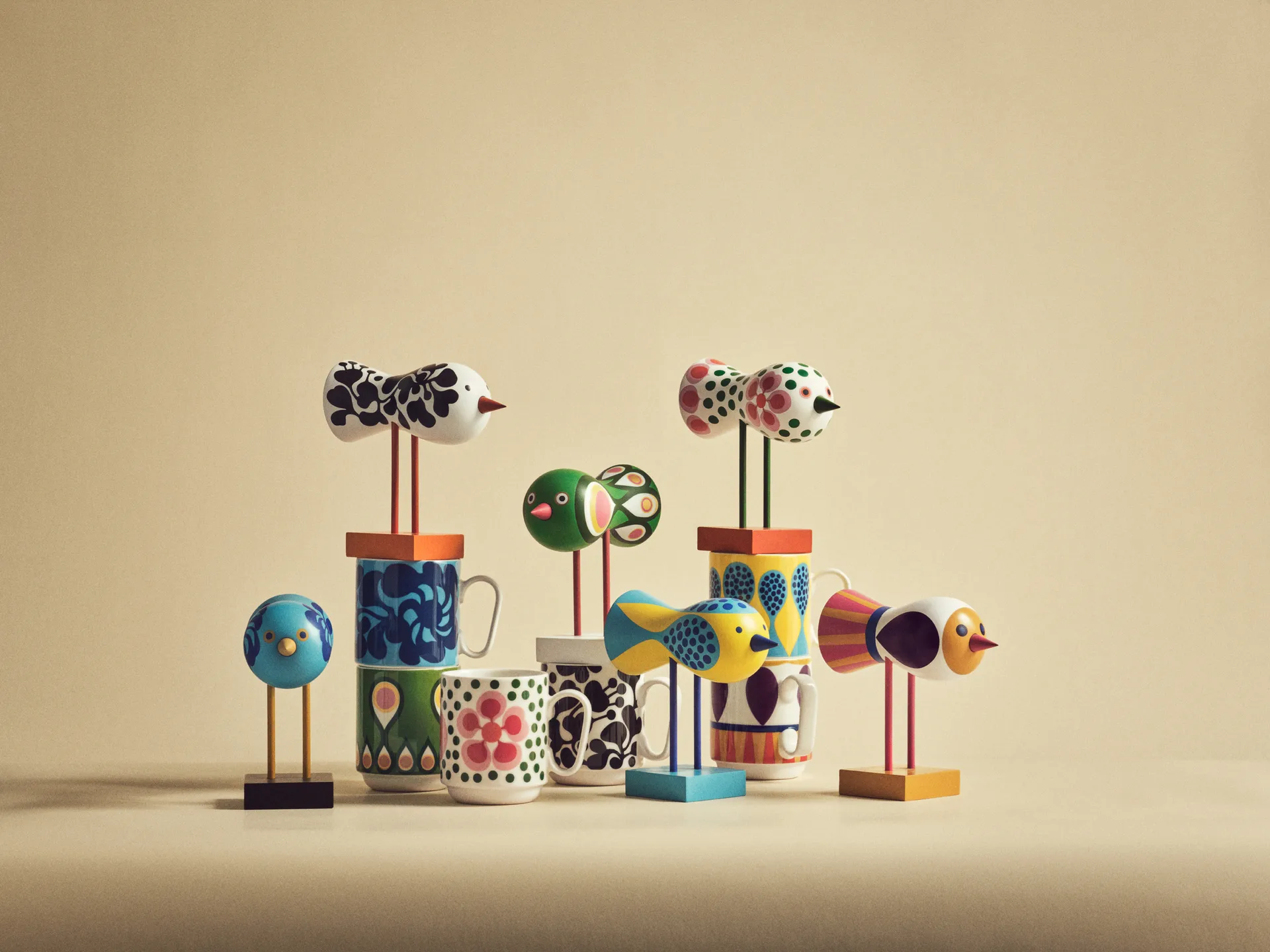 Birds 1967 kopp 35 cl, No. 4 Design House Stockholm