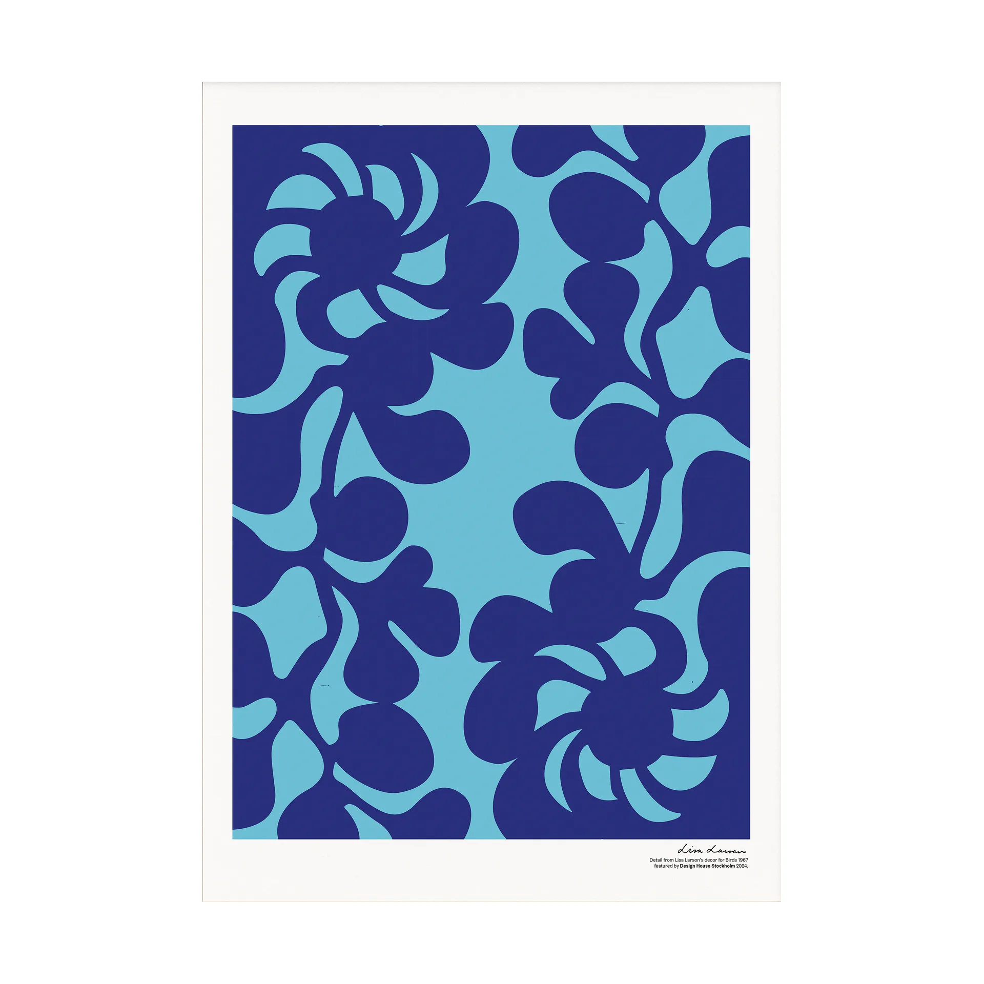 Birds 1967 plakat 50x70 cm, Nr. 4 Design House Stockholm