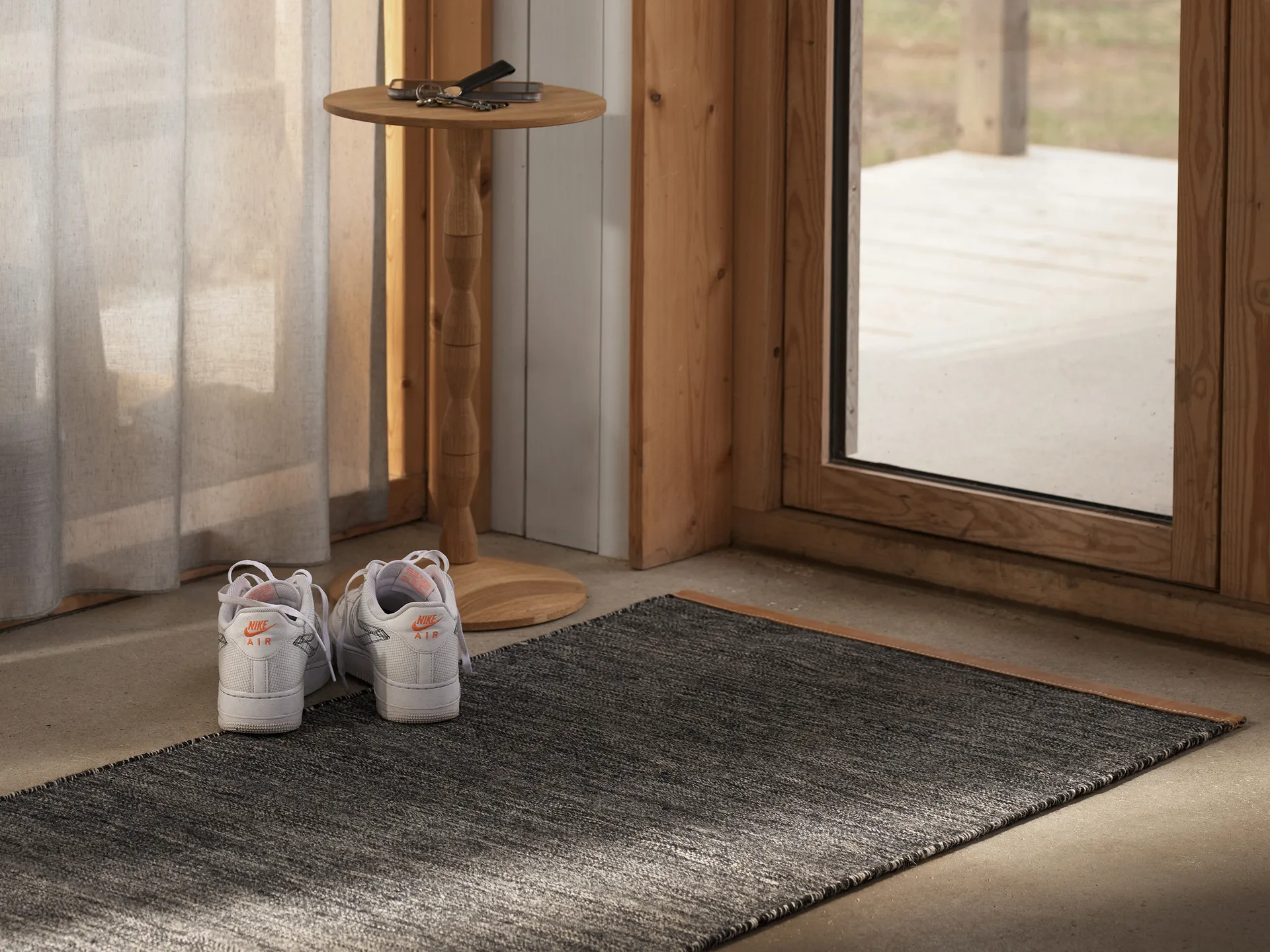 Björk gulvteppe mørkgrått, 80 x 250 cm Design House Stockholm