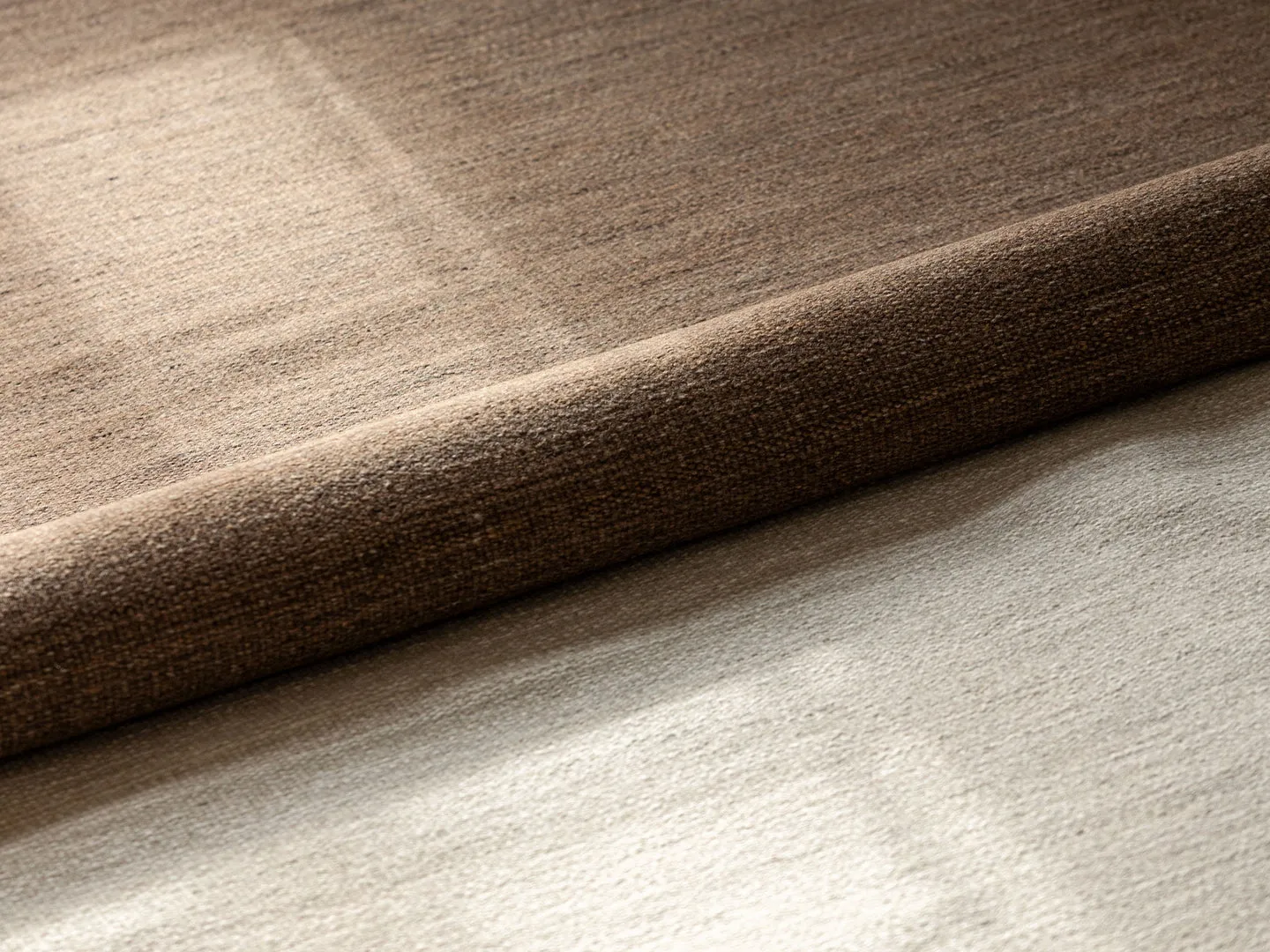 Björk teppe brunt, stort, 170x240 cm Design House Stockholm