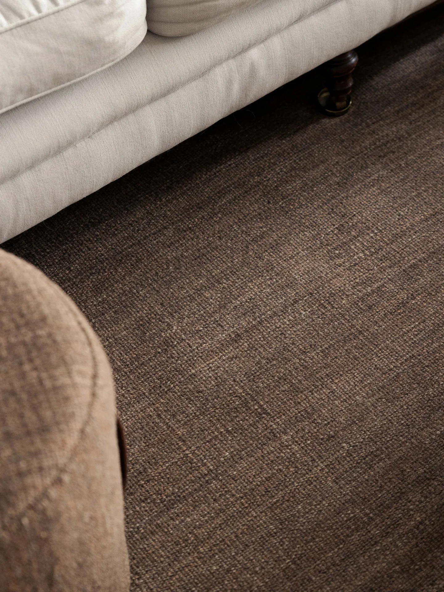 Björk teppe brunt, stort, 200x300 cm Design House Stockholm