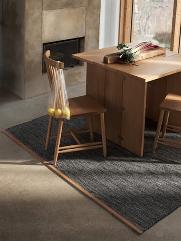 Bjørk gulvteppe stort mørkgrått - 170 x 240 cm - Design House Stockholm