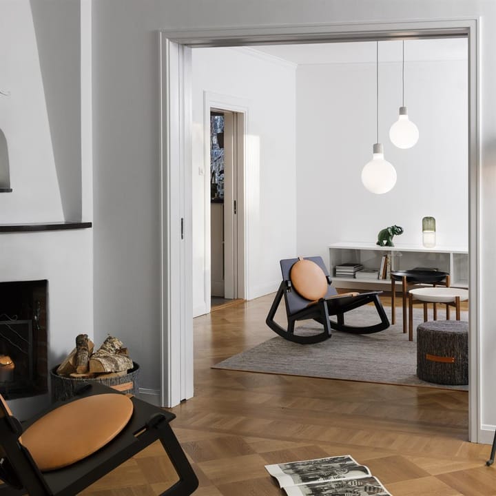 Bjørk skammel lav - lysgrå - Design House Stockholm