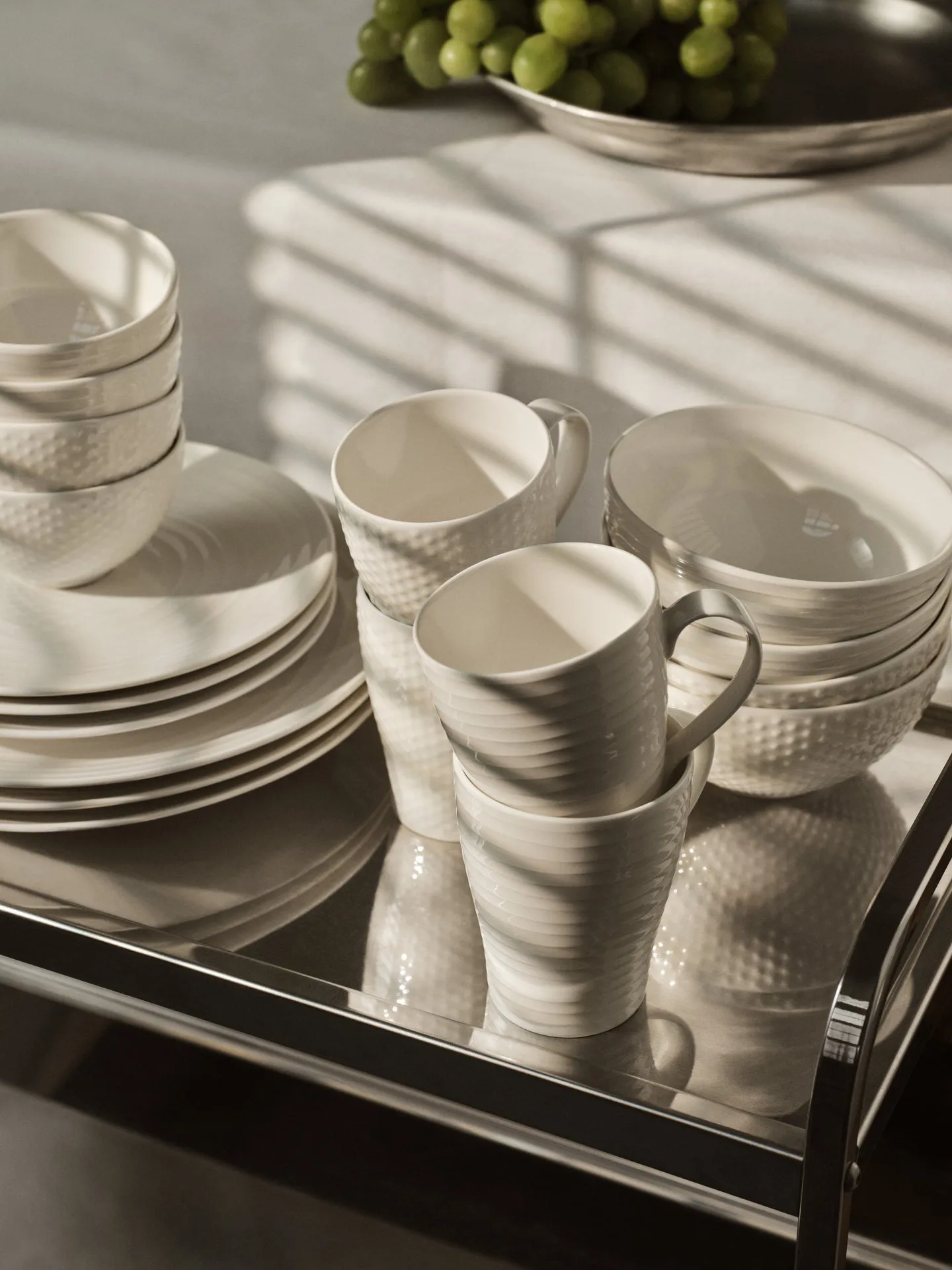 Blond krus, stripe hvit Design House Stockholm