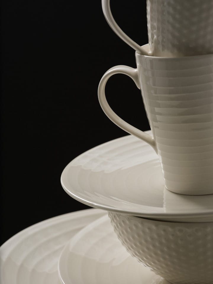 Blond middagstallerken 28 cm, stripe hvit Design House Stockholm