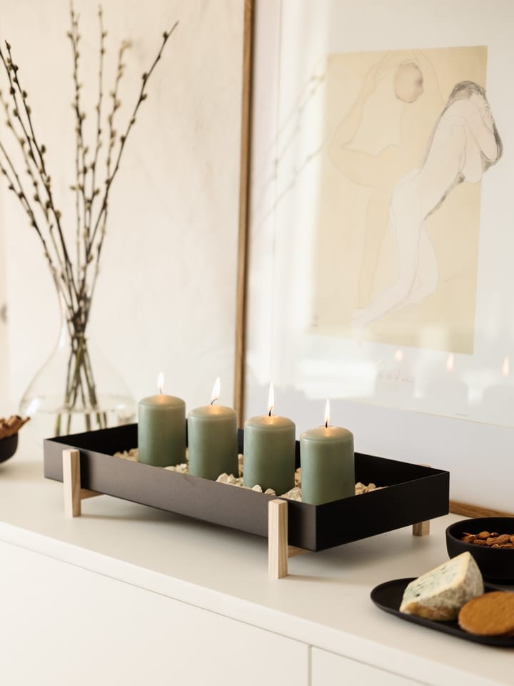 Botanic Flower Tray blomsterbrett, svart Design House Stockholm