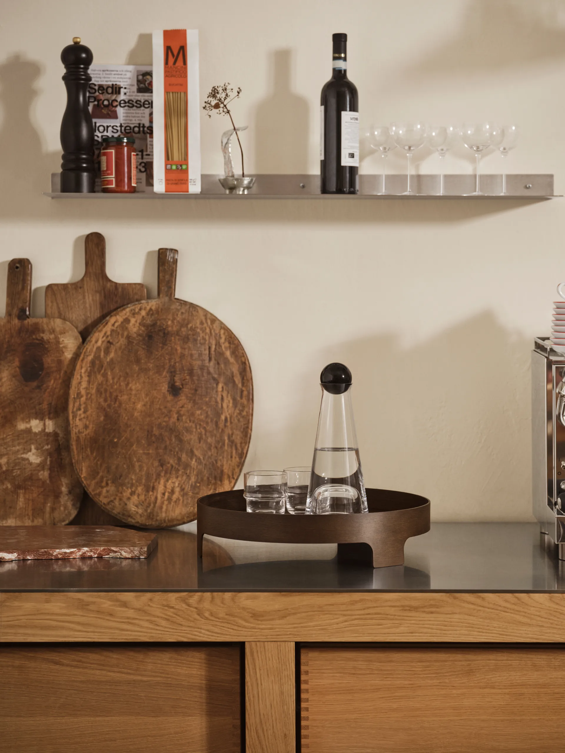 Bridge brett, Mørk eik, Ø42 cm Design House Stockholm