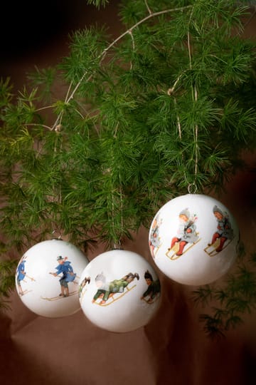 Elsa Beskow julekuler 3 stk - Set nr 7 - Design House Stockholm