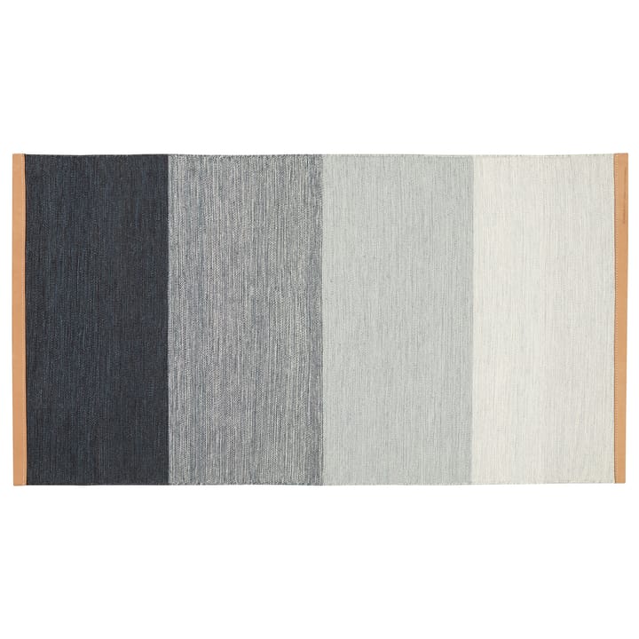 Fields gulvteppe 70x130 cm - Blå-grå - Design House Stockholm