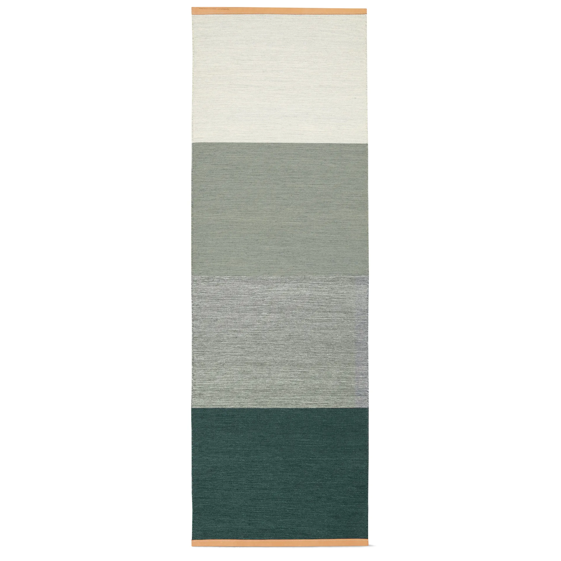 Fields gulvteppe 80x250 cm, Grønn-grå Design House Stockholm