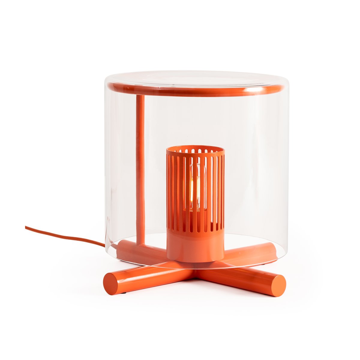 Design House Stockholm Fire Place bordlampe Red | Skandinavisk Design | Bordlamper | Rød