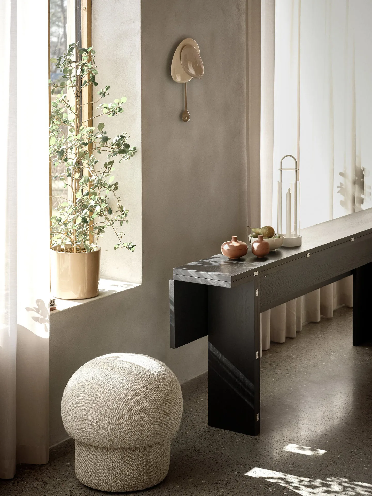 Flip bord, Sort 230 cm Design House Stockholm