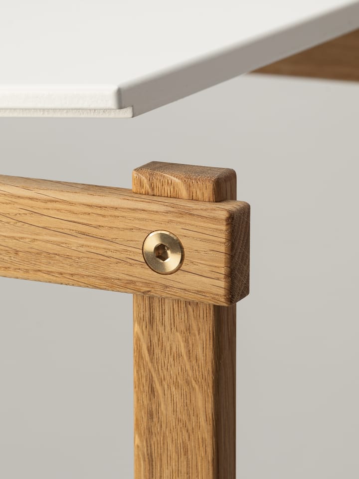 Frame hylle lav, Eik-hvit Design House Stockholm