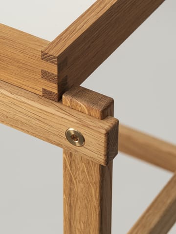 Frame hylle lav - Eik-hvit - Design House Stockholm