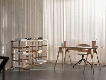 Frame hylle M 154 cm - Eik-hvit - Design House Stockholm