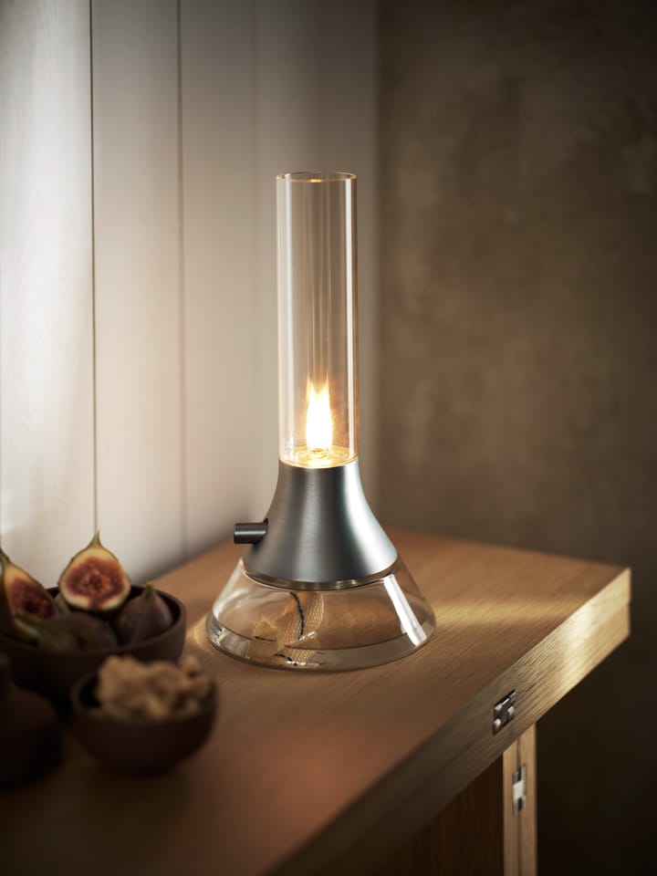 Fyr fotogenlampe 31 cm, Klar-sølv Design House Stockholm