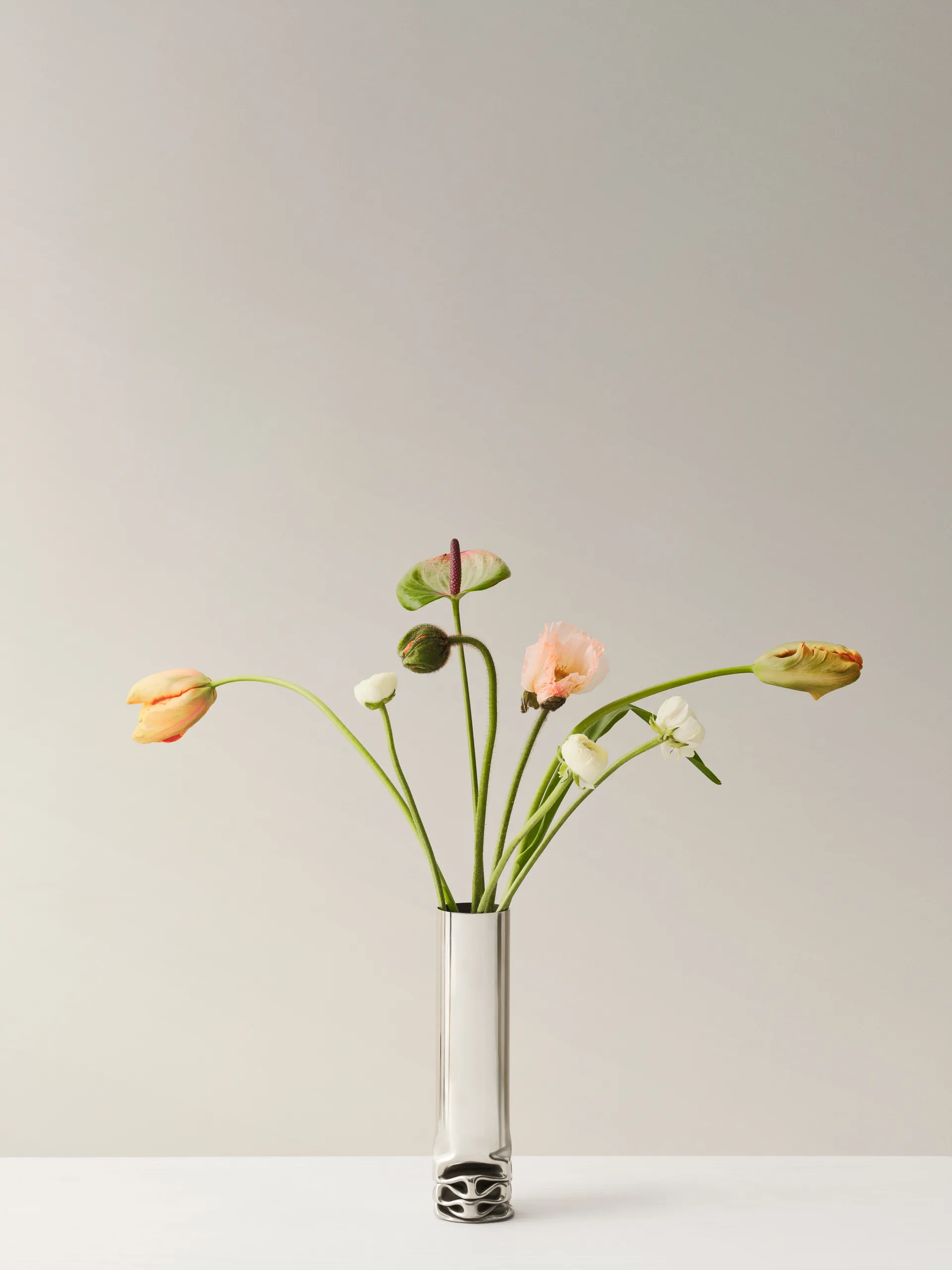 Hydraulic vase 25 cm, Stainless steel Design House Stockholm