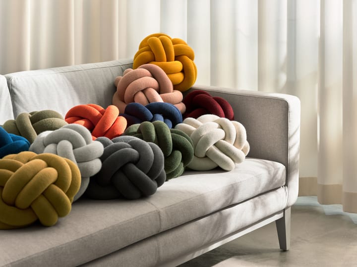Knot pute, grå Design House Stockholm