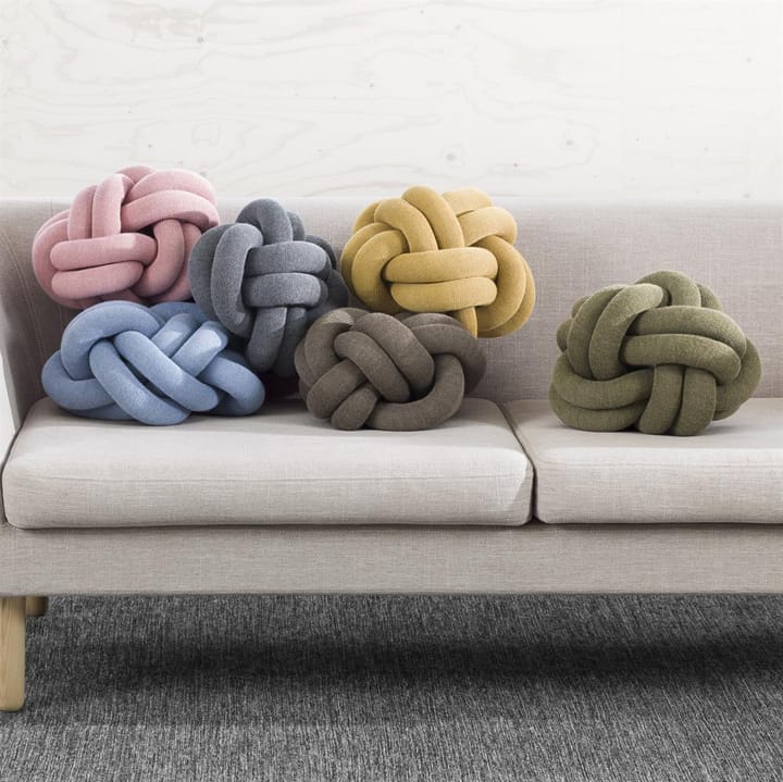 Knot pute, grå Design House Stockholm