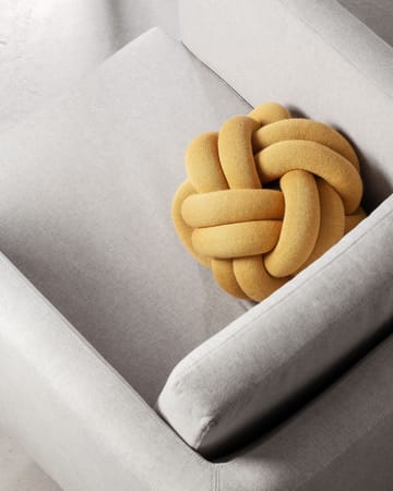 Knot pute - gul - Design House Stockholm