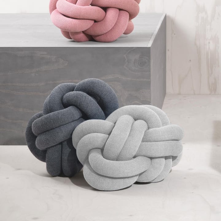 Knot pute, lysegrå Design House Stockholm