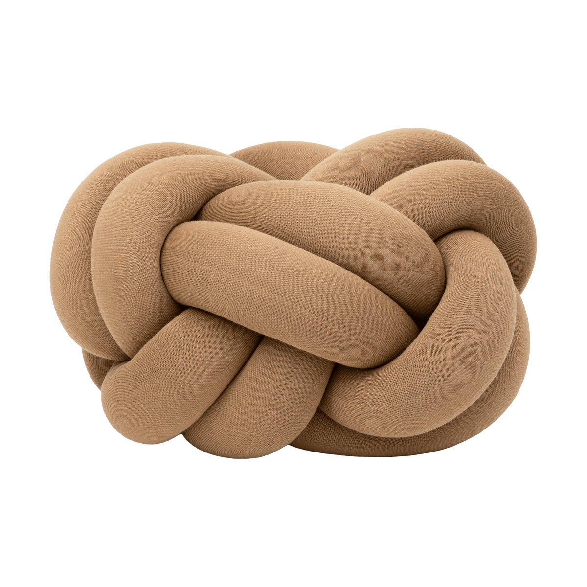 Design House Stockholm Knot pute XL Camel | Skandinavisk Design | Puffer | Brun