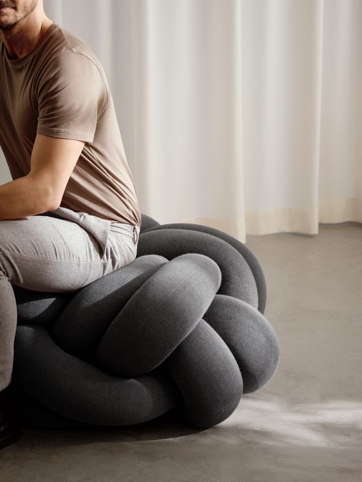 Knot pute XL, Grey Design House Stockholm