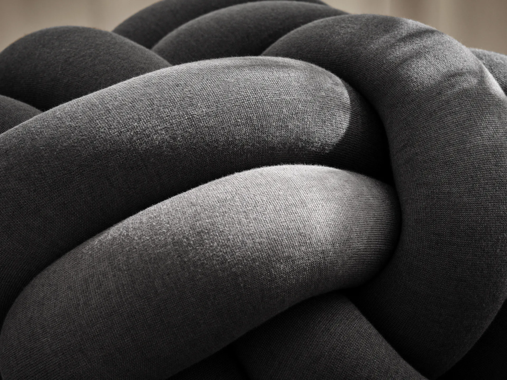 Knot pute XL, Grey Design House Stockholm
