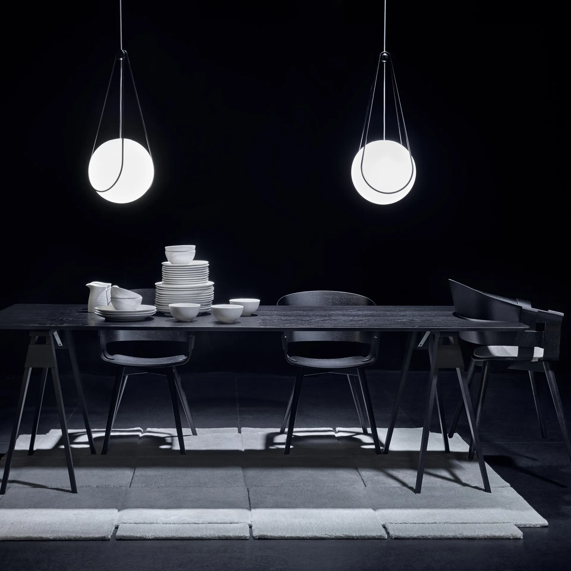 Kosmos beholder svart, medium Design House Stockholm