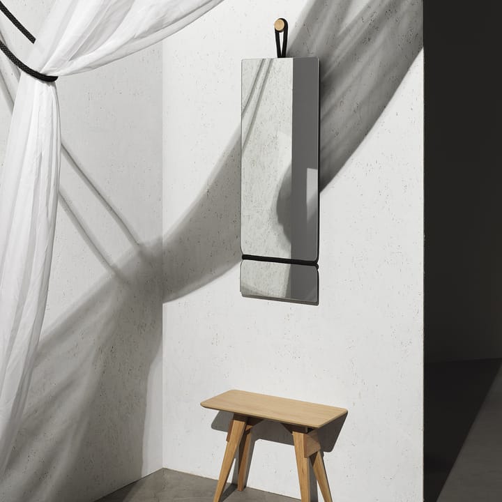 Lasso speil, Klar-svart Design House Stockholm