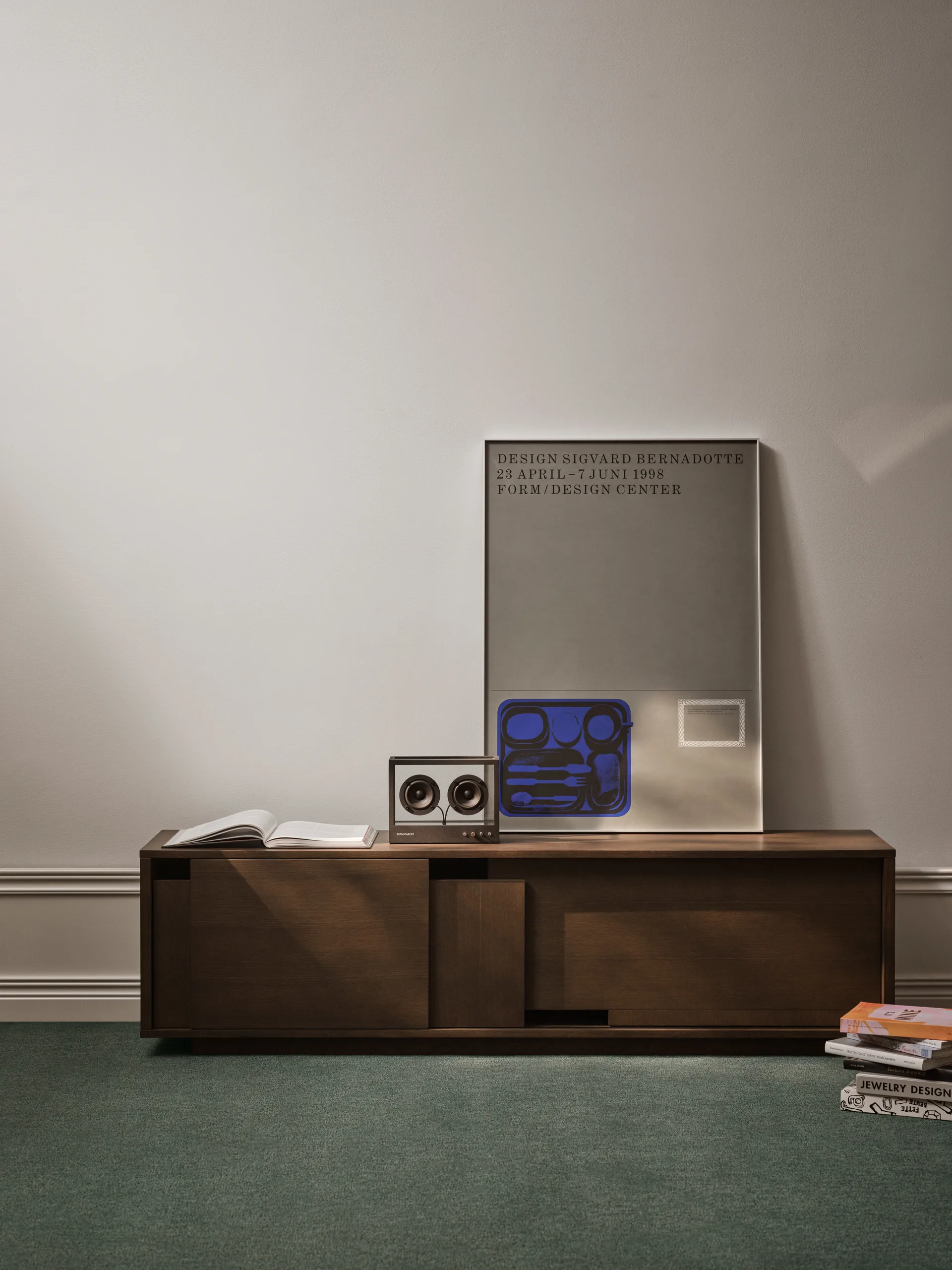 Layer skjenk, Mørk eik, 180x51 cm Design House Stockholm