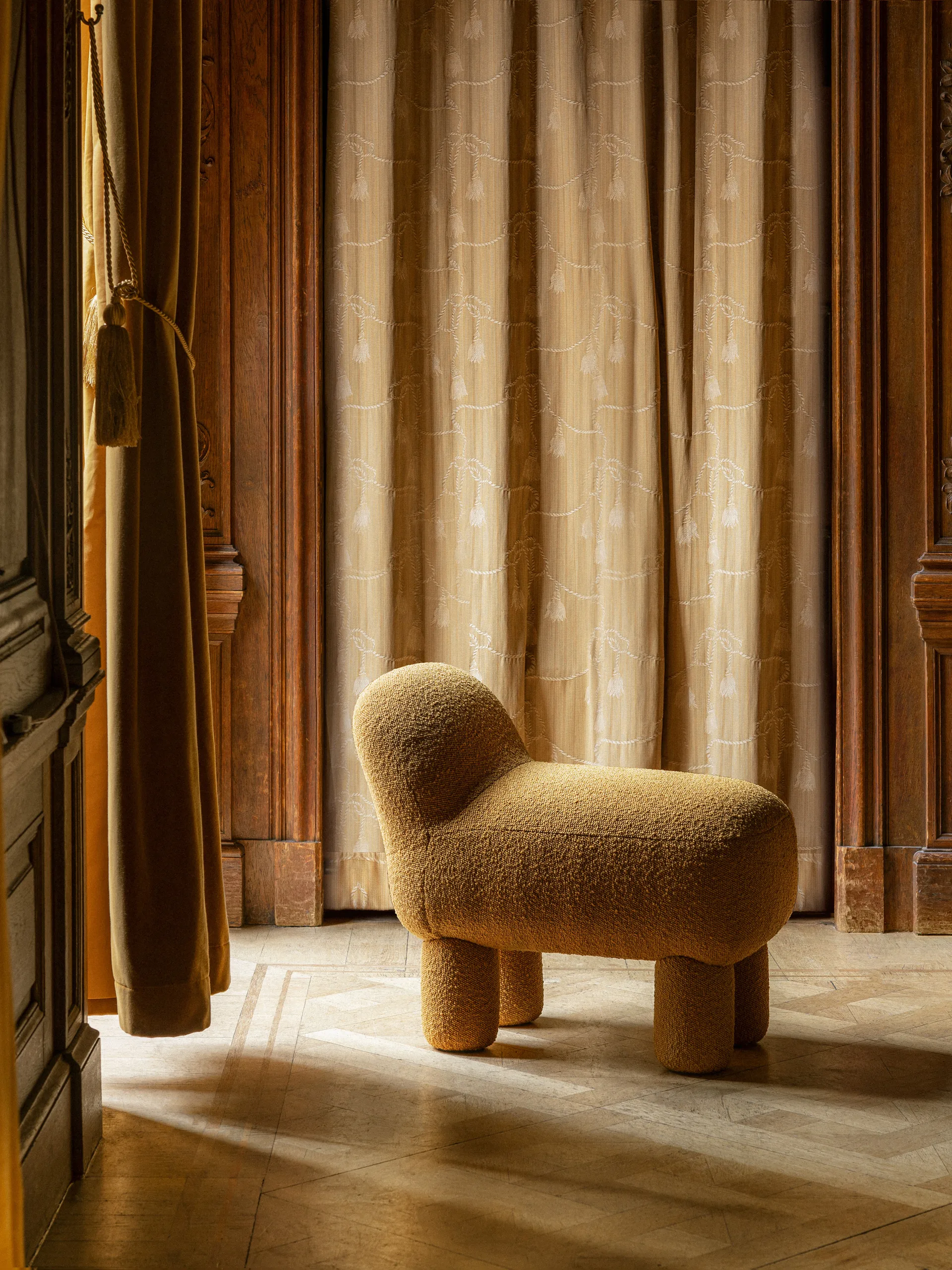 Lulu puff 36 x 65 cm, Gul Design House Stockholm