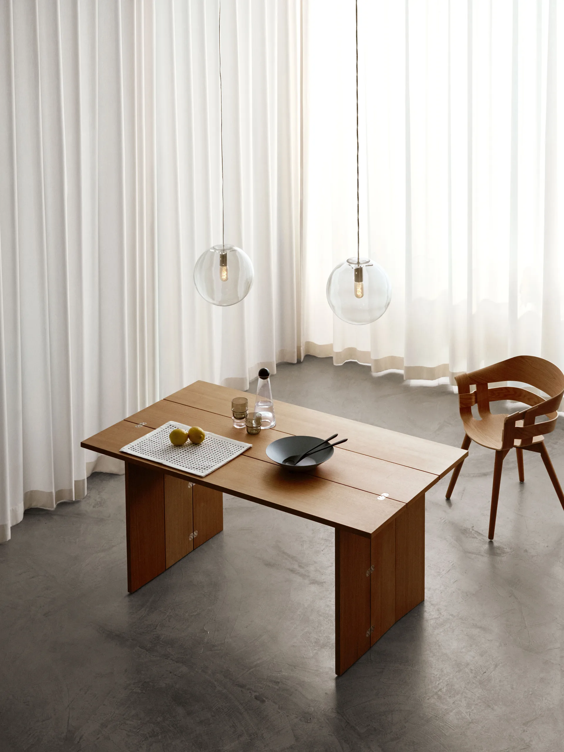Luna lampe klar, Medium Design House Stockholm