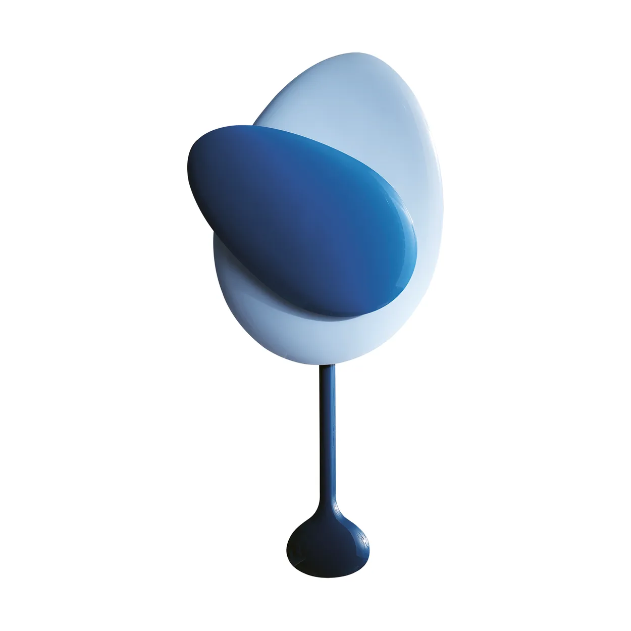 Design House Stockholm Mellow Clock veggklokke Blue