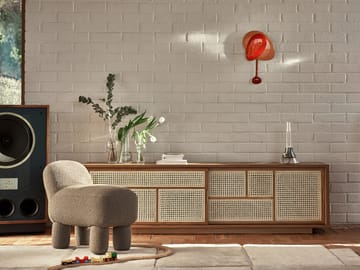 Mellow Clock veggklokke - Red - Design House Stockholm