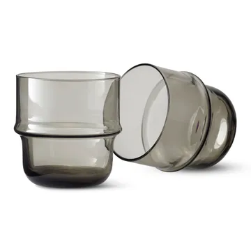 NM& Unda glass 2-stk. - grå - Design House Stockholm