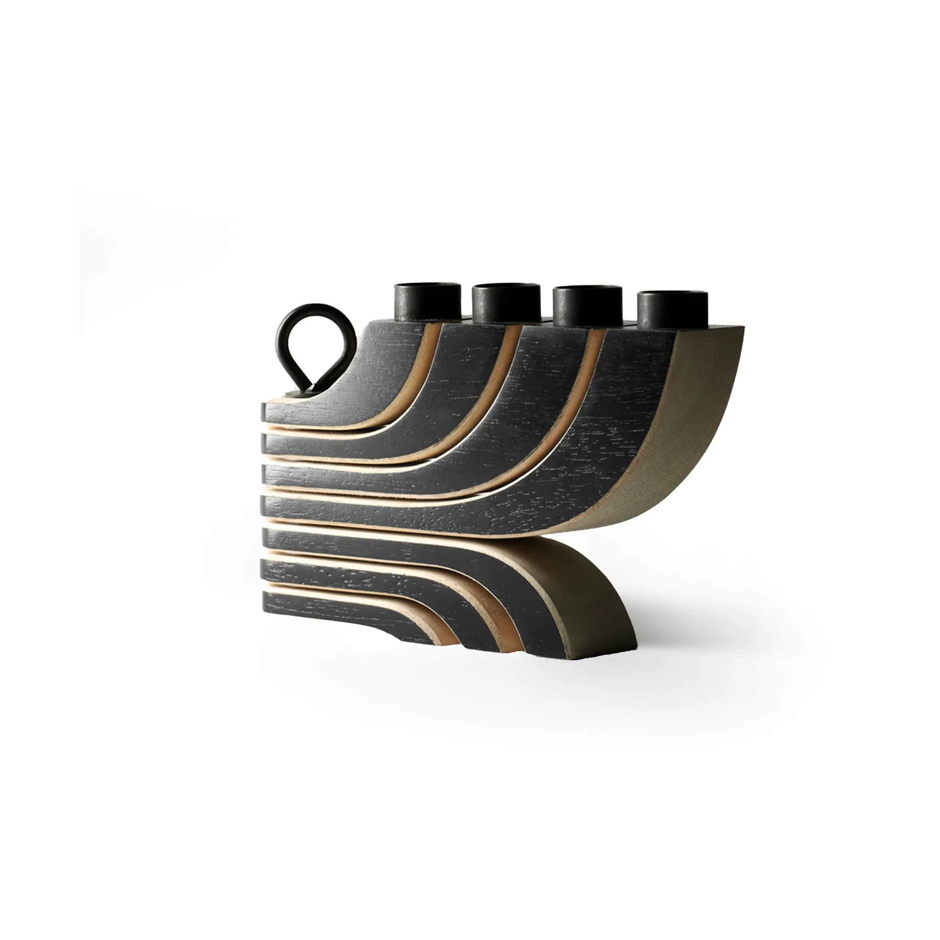 Nordic light lysestake 4 armer, svart Design House Stockholm