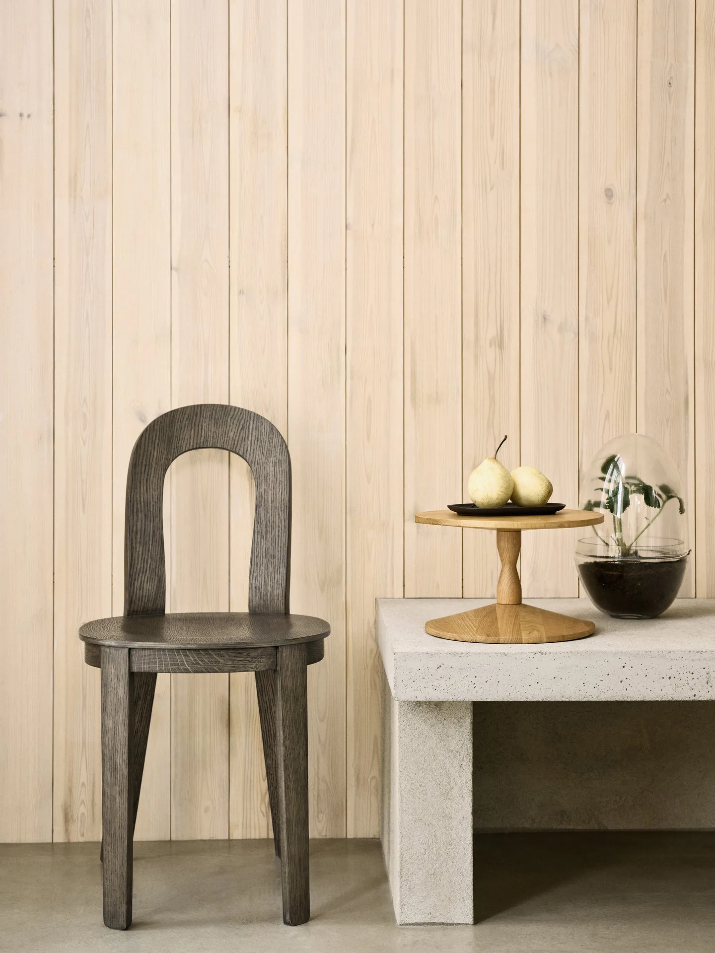Olivia stol, Dark oak Design House Stockholm