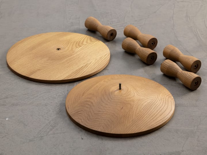 Pedestal bord Ø 31 x 67,5 cm, Oak Design House Stockholm