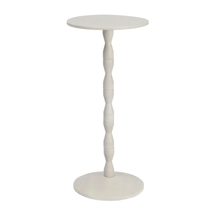 Pedestal bord Ø 31 x 67,5 cm - Stained white grey - Design House Stockholm