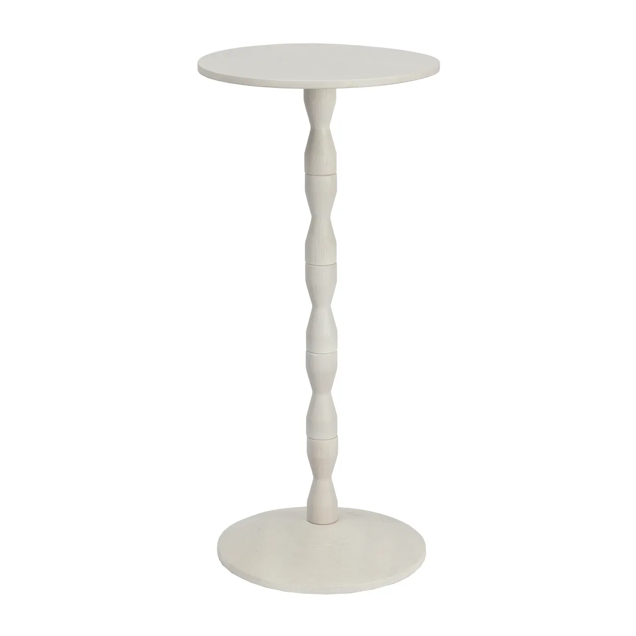 Design House Stockholm Pedestal bord Ø 31 x 67,5 cm Stained white grey