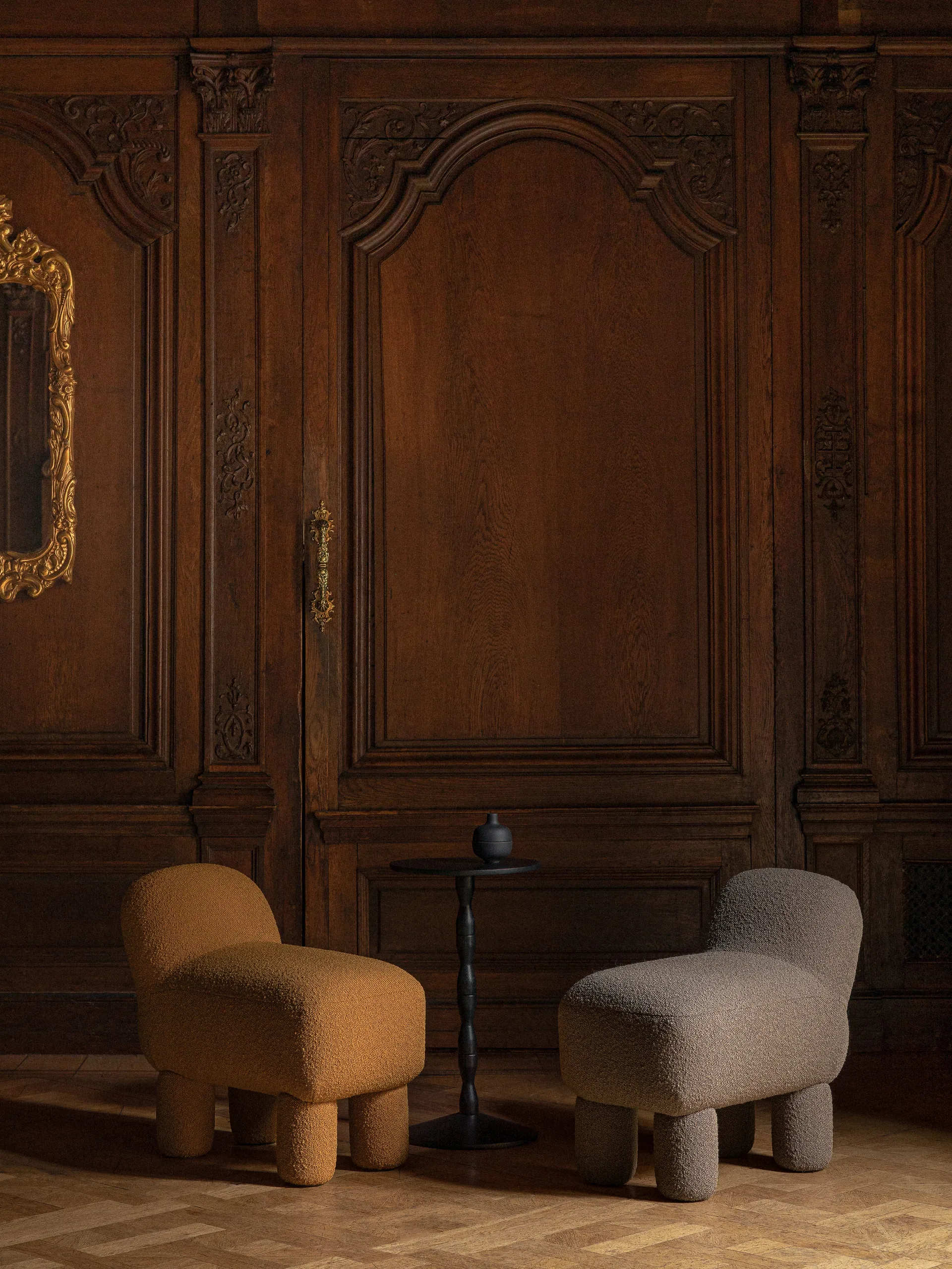 Pedestal bord Ø 31 x 67,5 cm, Svart Design House Stockholm