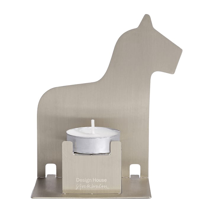 Pop-up telysholder dalahest - Rustfritt stål - Design House Stockholm