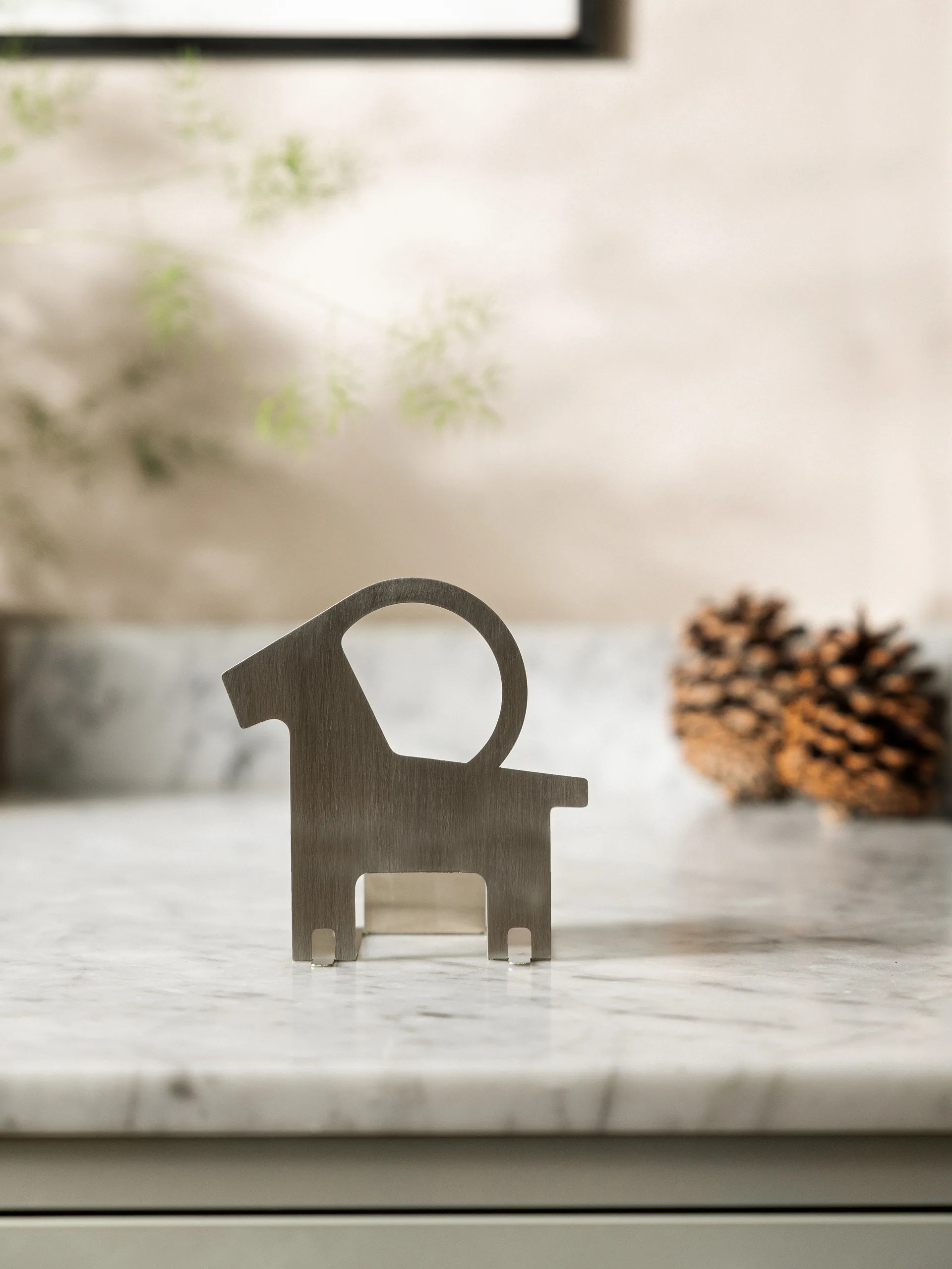 Pop-up telysholder julebukk, Messing Design House Stockholm